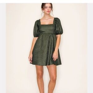 Teal Polyester Blend Garment